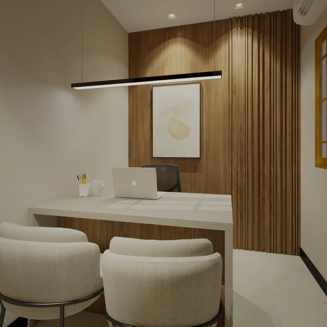 Salas com toda a infraestrutura